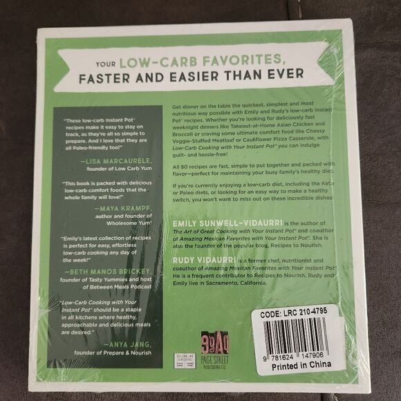 Low-Carb Cooking with your Instant Pot 80 fast and easy Family Meals Cookbook - Picture 4 of 4
